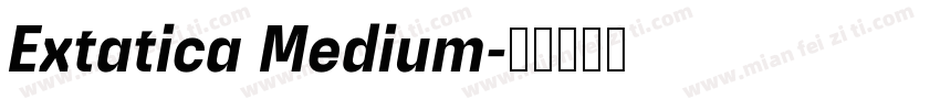 Extatica Medium字体转换